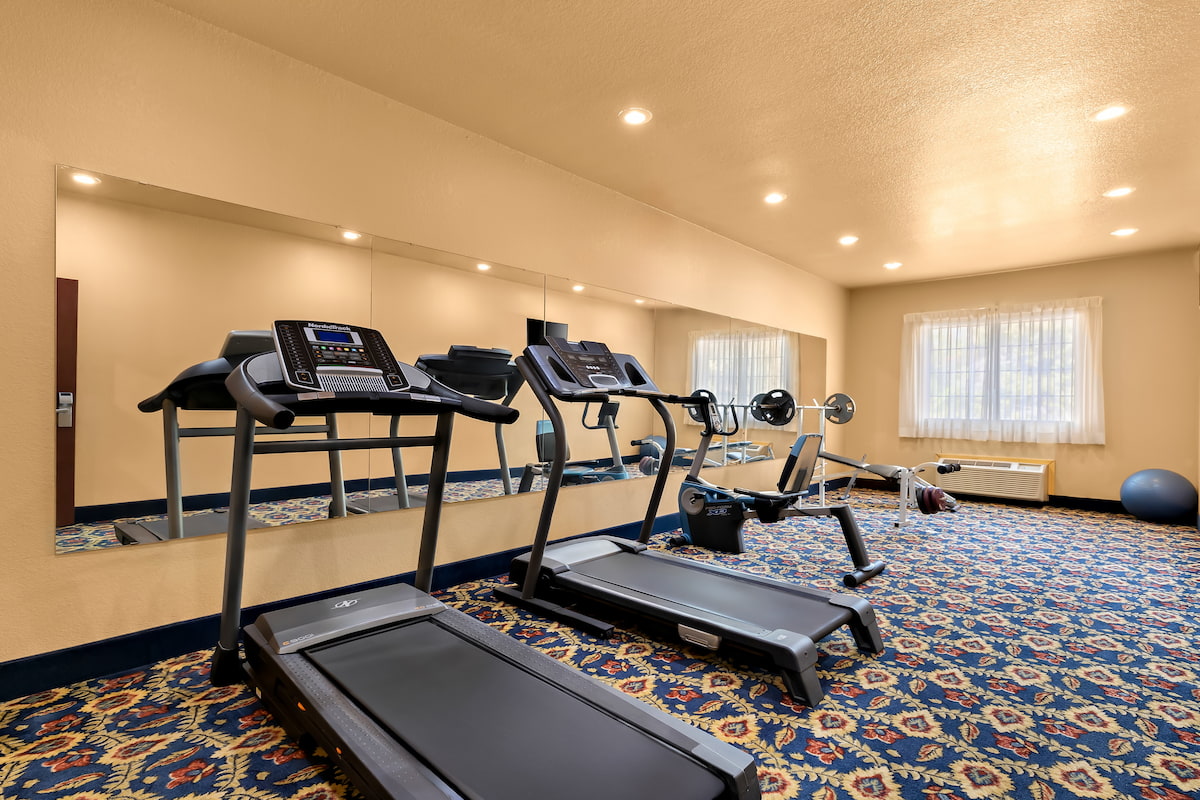 24-hour fitness center at Quality Inn & Suites McAlester on Hwy 69